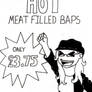 Hot Meat Filled Baps