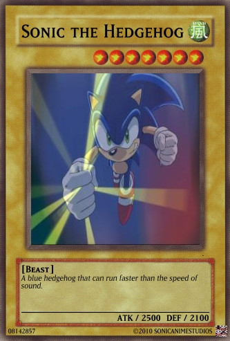 sonic the hedgehog yugioh cards YuGiOh! - Bird RP01-EN075 Common (Retro Reprint) Near Mint and the crew to Magic Assault Sonic Warrior | Card