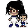 Chibi Melissa with her Brother Avatar Free!!