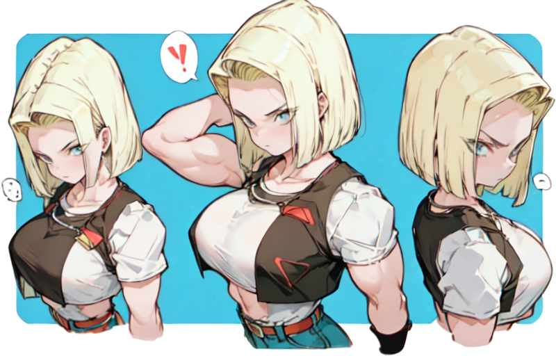 Android 18 Character Design Android 18-Character sketch by Ravanamillium on DeviantArt