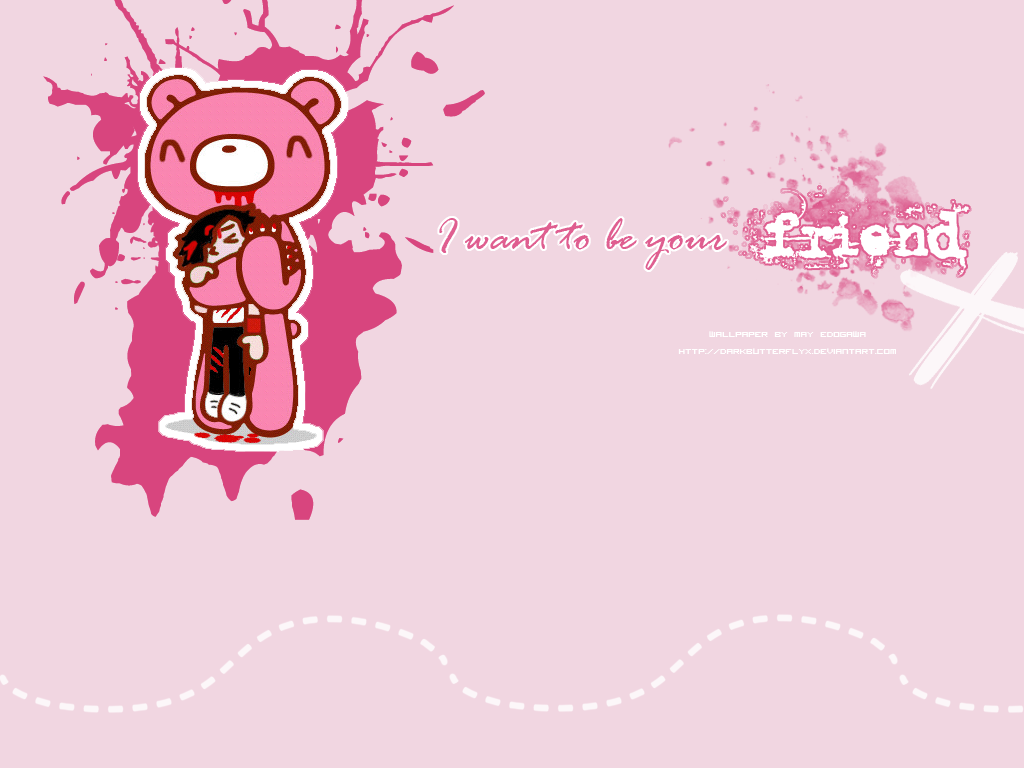 Gloomy Bear Wallpaper By Darkbutterflyx On Deviantart