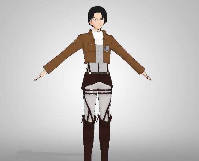 Levi Ackerman Shingeki no Kyojin, MMD Newcomer DL