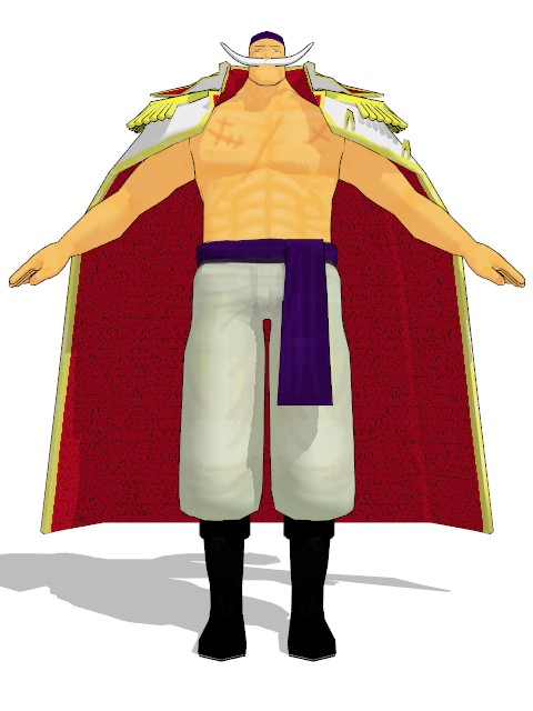 One Piece Whitebeard - MMD Model DL