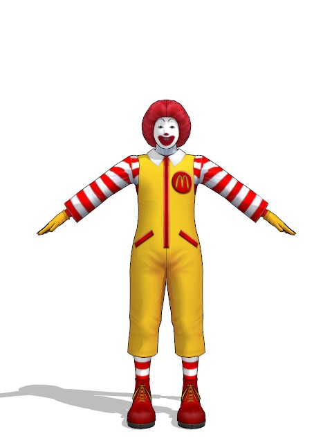 Ronald McDonald - MMD