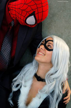 Black Cat and Spiderman Anime Expo 2013