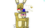 Springtrap X Golden Freddy by scribble-sona