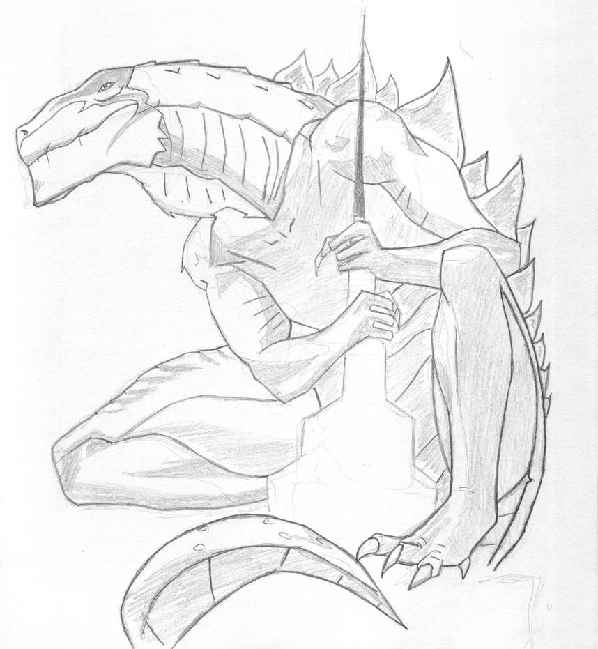 Godzilla by DarknessGivesLife on DeviantArt