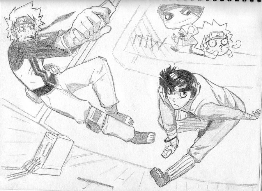 Naruto Vs Lee Real Life Vostfr