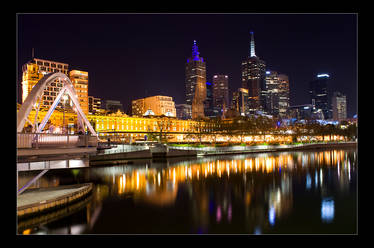 melbourne at night