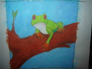 Watercolor Frog