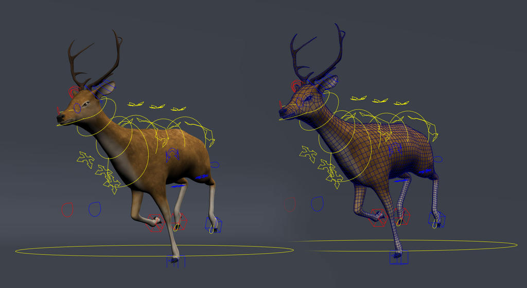 Deer rig by Captainfusion on DeviantArt