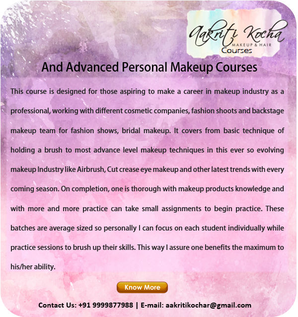 Advanced Makeup Course Basic And Advanced Makeup Courses by Aakritikocharcourses on DeviantArt