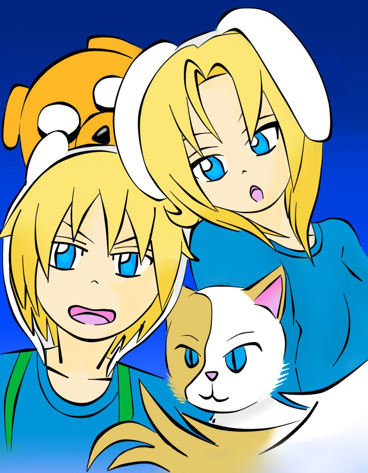 Finn/Jake and Fionna/Cake!