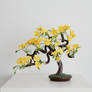 Yellow blossom artificial bonsai