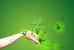 Green Hand by heira