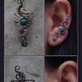 two more custom ear cuffs