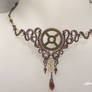 Steampunk statement necklace