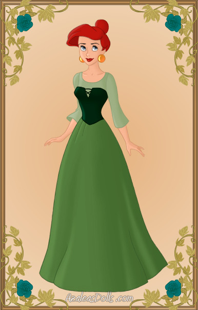 Ariel green dress by monsterhighlover3 on DeviantArt Ariel green dress by monsterhighlover3 on DeviantArt