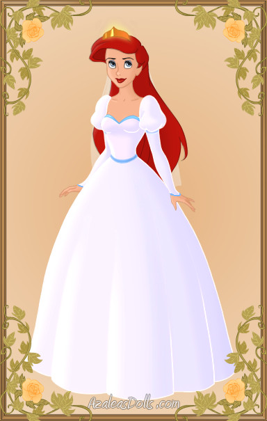 Ariel wedding dress by monsterhighlover3 on DeviantArt Ariel wedding dress by monsterhighlover3 on DeviantArt