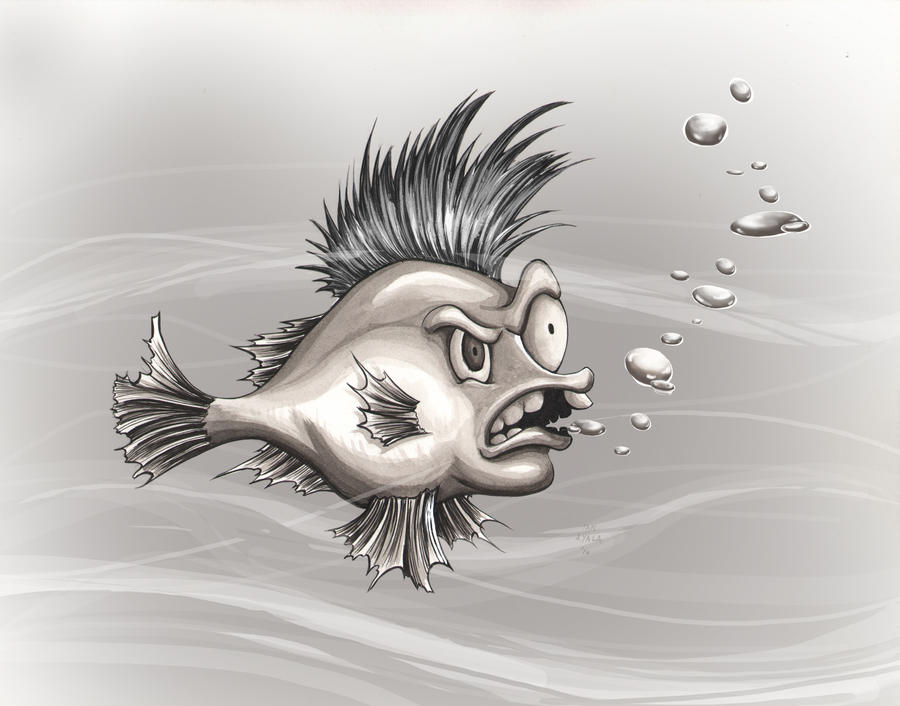 Angry Fish by IanAyala on DeviantArt