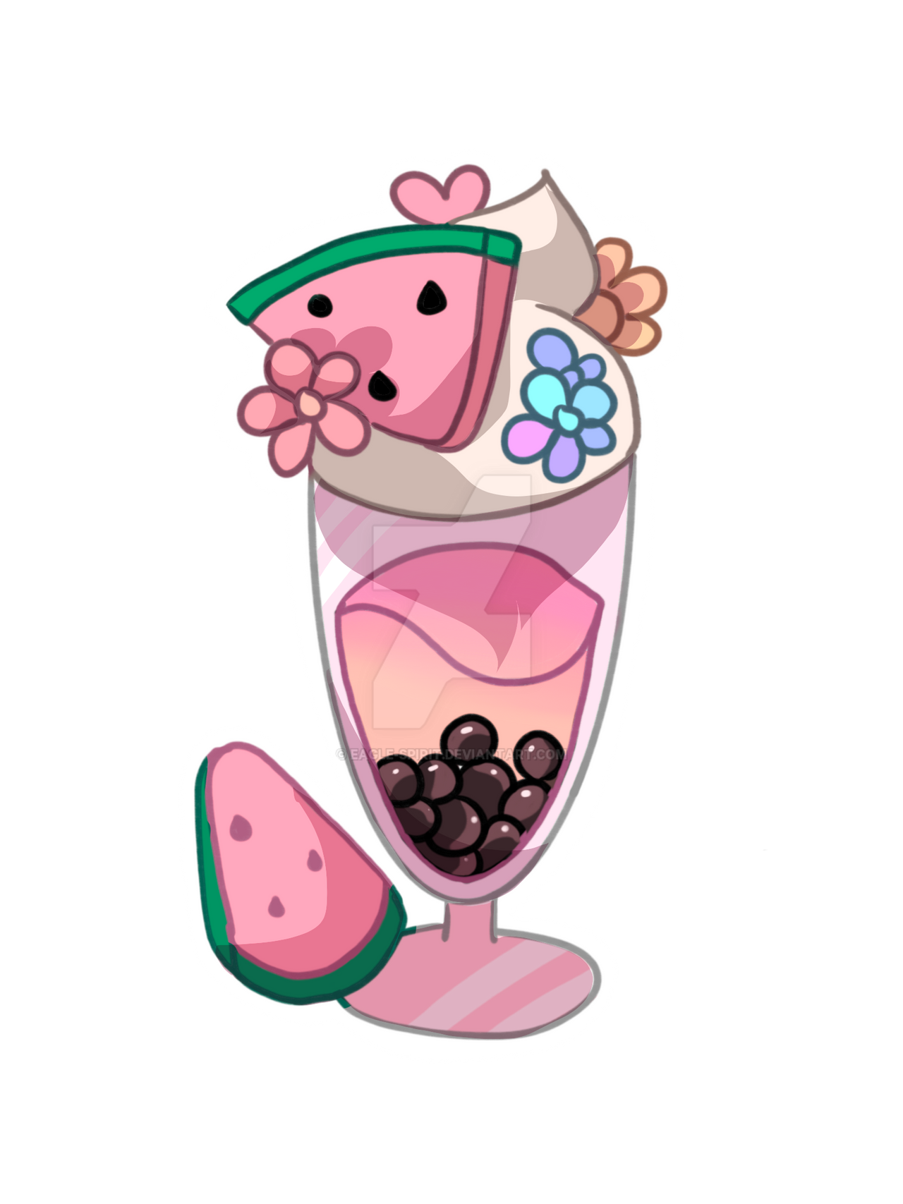 Random Boba Random boba tea sticker by Eagle-Spirit on DeviantArt