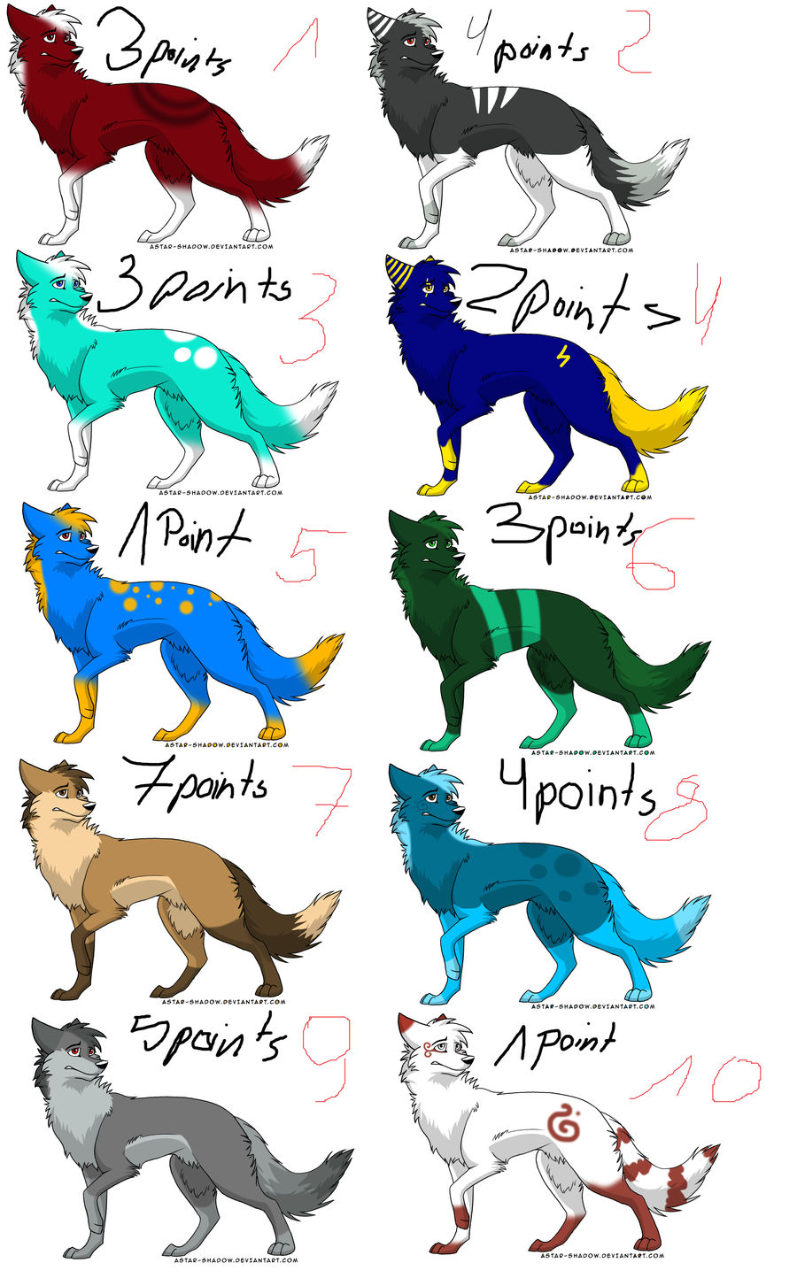 Wolf Adopt by XMAdopts on DeviantArt