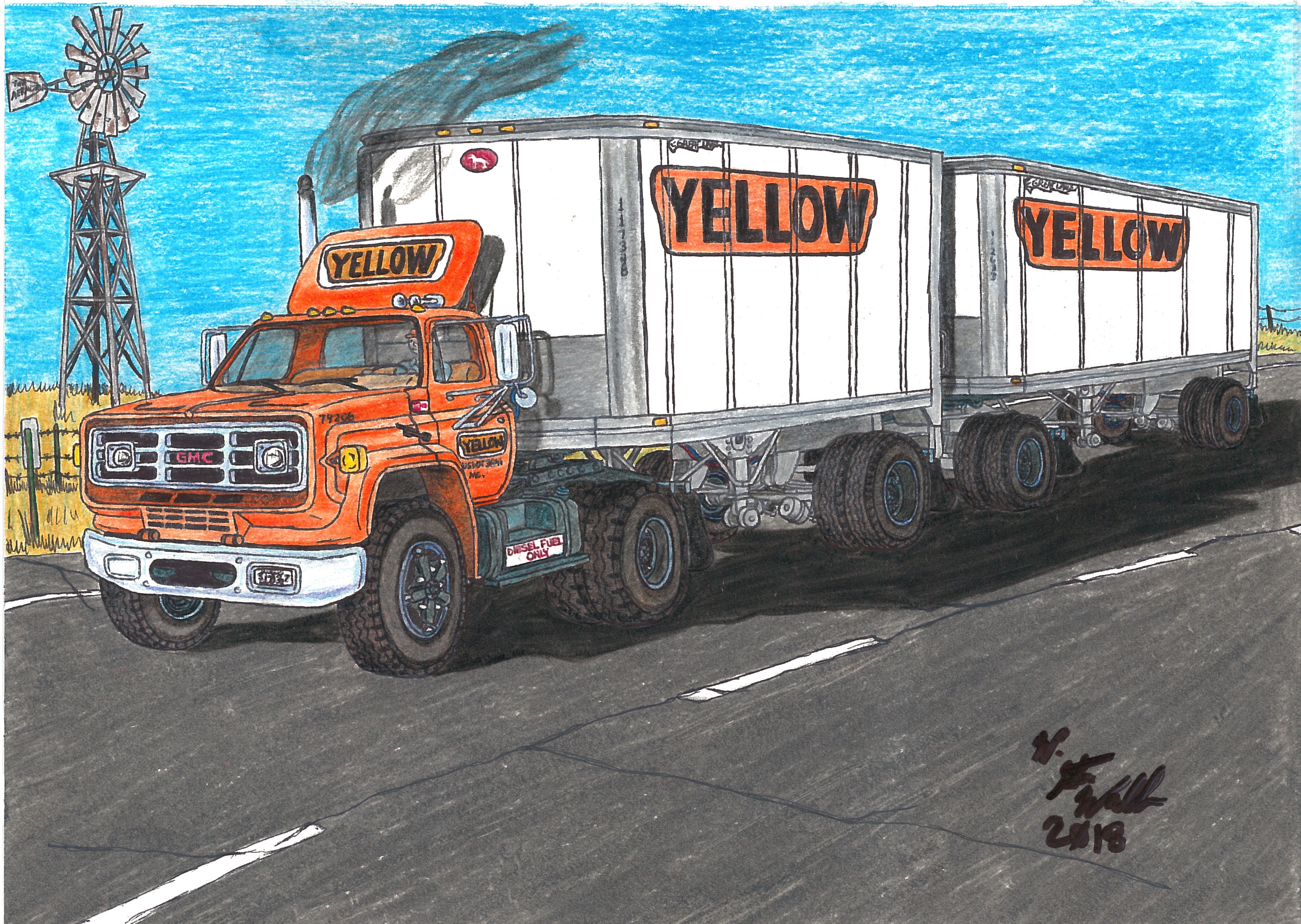 Yellow Freight Systems Circa 1985