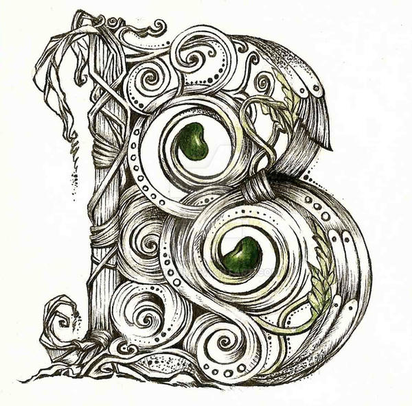 B Deviantart Letter B by yuuki-ri on DeviantArt