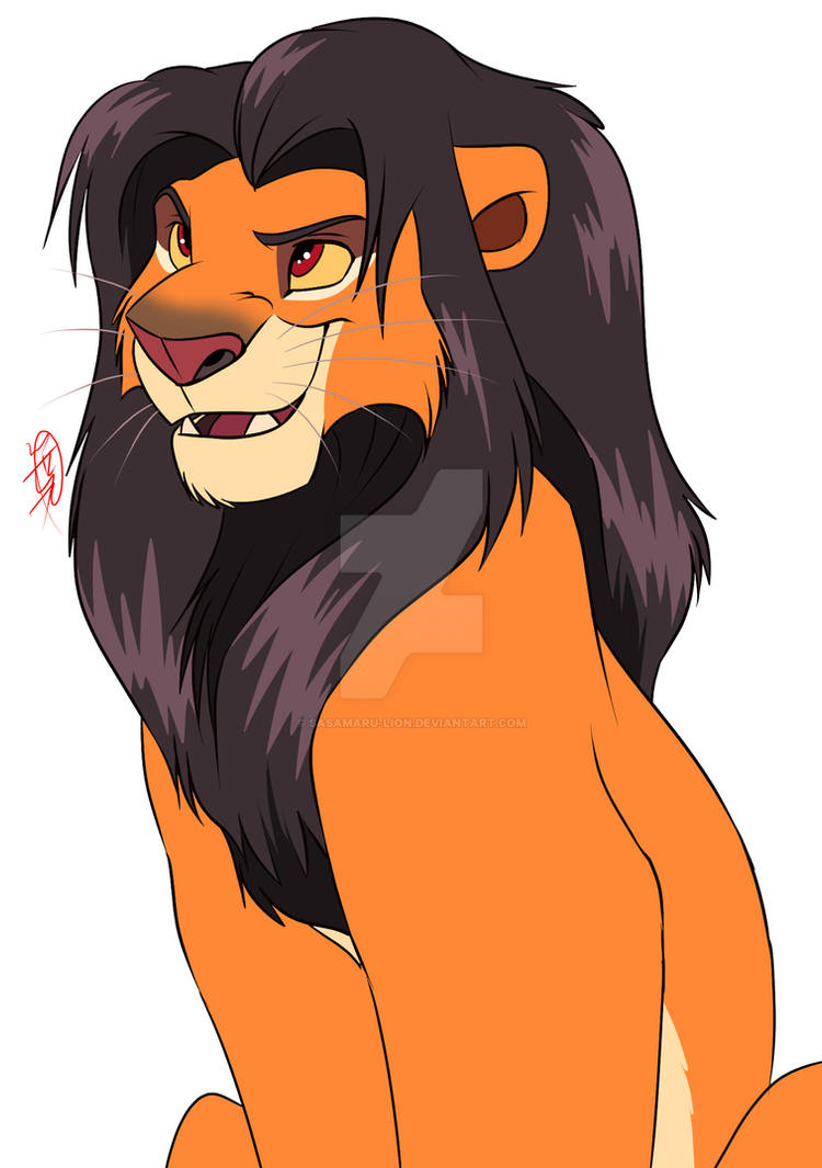 Spooky Simba villain Simba by sasamaru-lion on DeviantArt