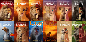 2019 THE LION KING (All CHARACTER)