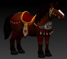 Concept Art: Dota 2 Brewmaster Horse Mount