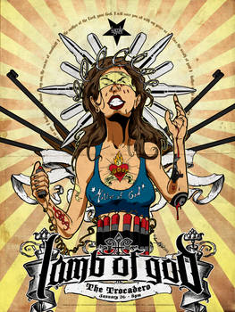 Lamb of God 2012 Poster - Holy Mother