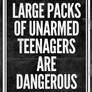 Teenagers are Dangerous
