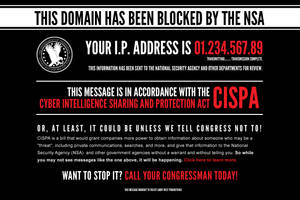 WARNING! This domain has been blocked by the NSA!