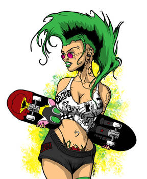 Punk Skater Girl