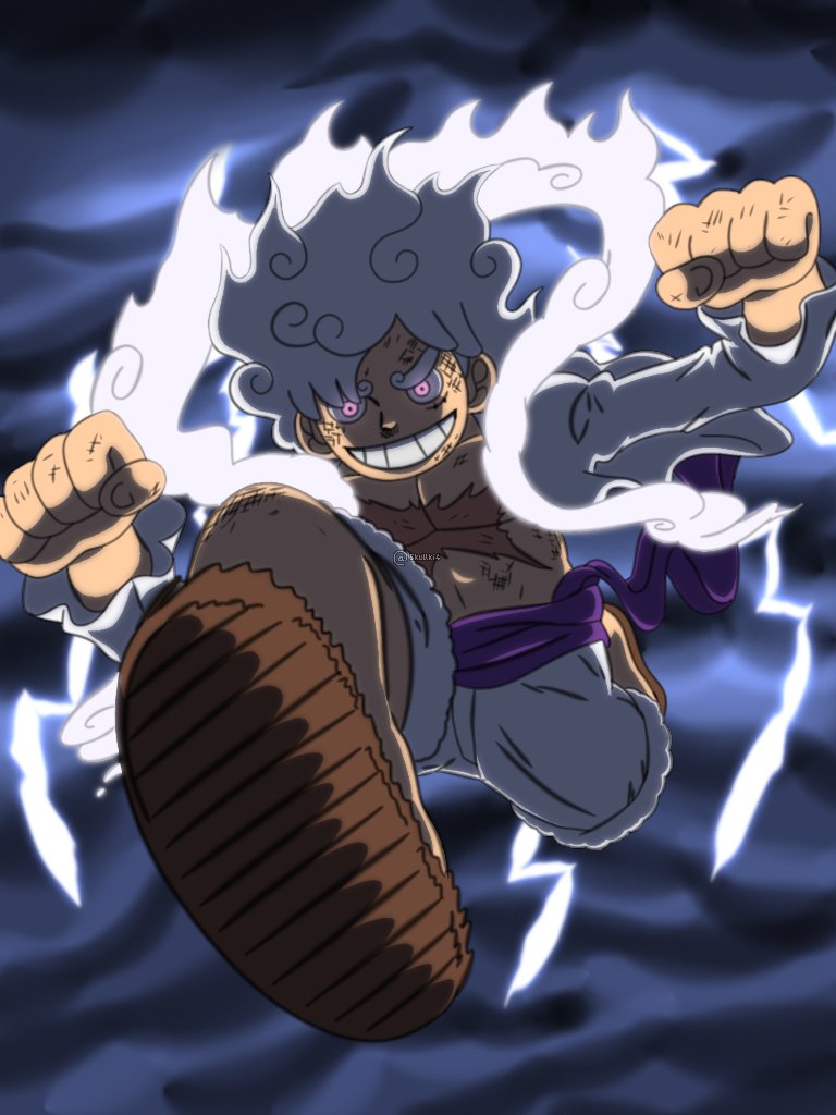 Luffy Gear 5 - One Piece 1044 by mSandc on DeviantArt