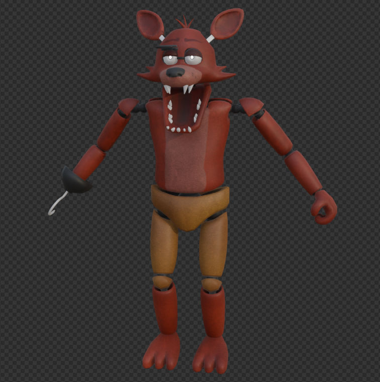 I6NIS Repaired Foxy | Blender by YB109 on DeviantArt
