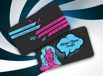 Karen Graw Business Card Design 2