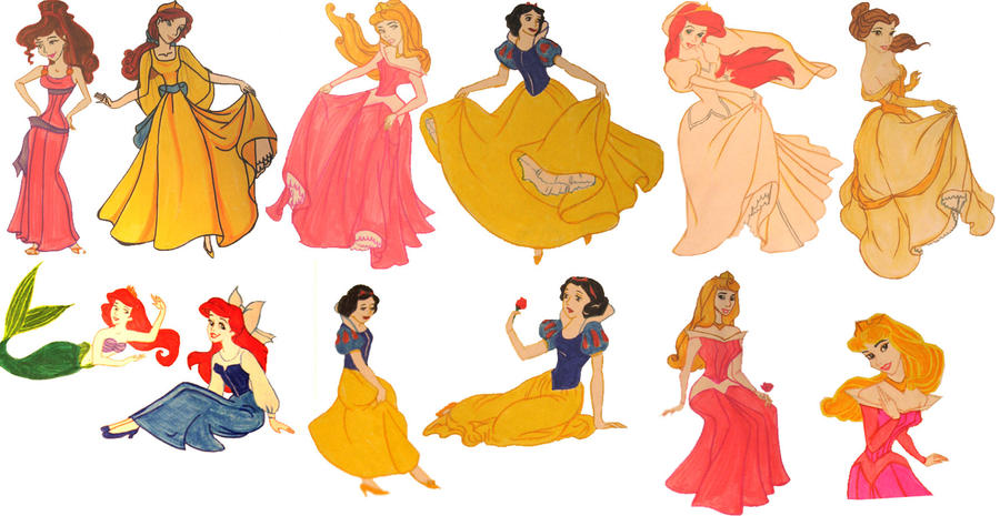 Disney Princess Characters by Avalonis on DeviantArt
