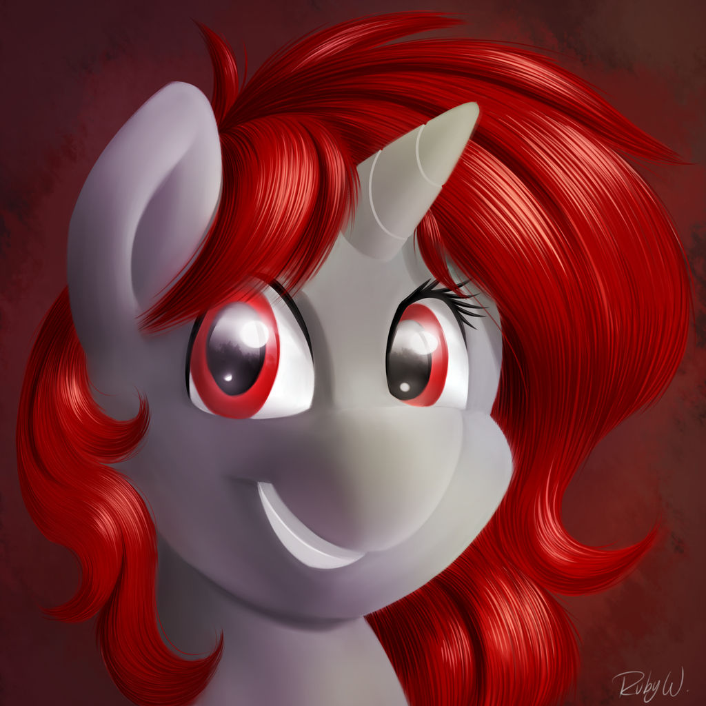 Ruby headshot by RubyW32 on DeviantArt