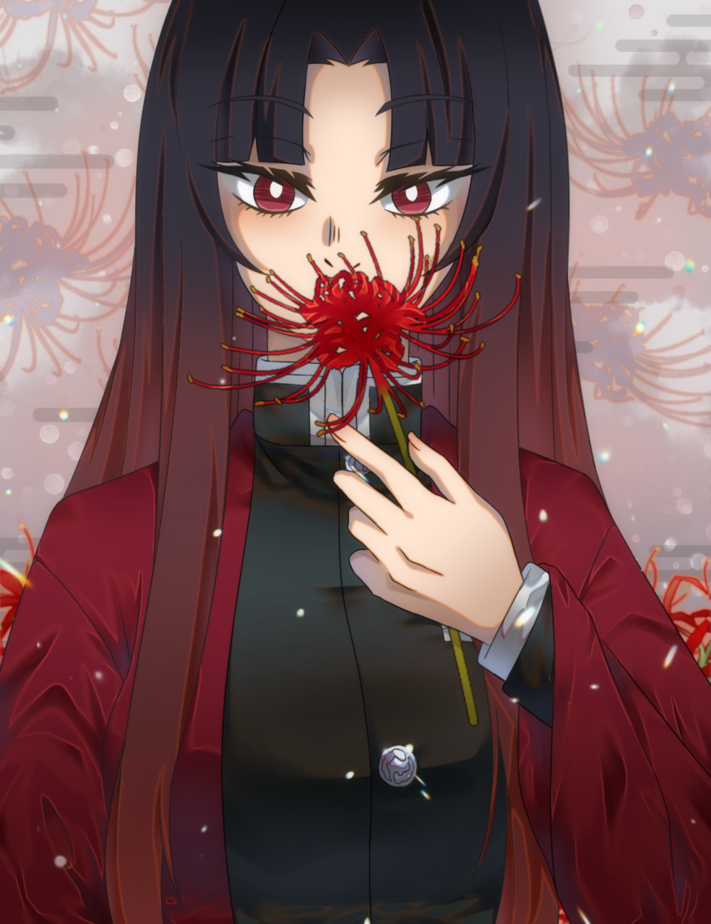 Kny Red Spider Lily By Jixelioz On Deviantart Kny Red Spider Lily By Jixelioz On Deviantart