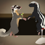 hanging out having a drink