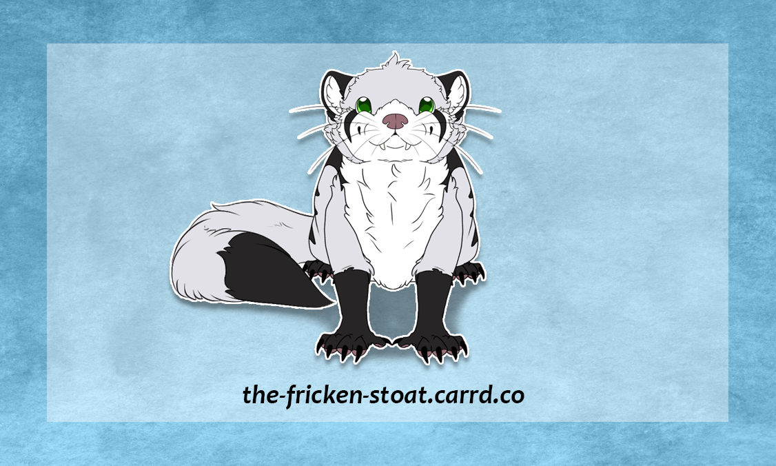 back view of my card