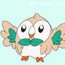 Bouncy Rowlet (animated)