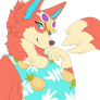 audie with shirt