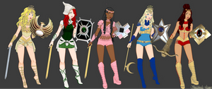 Golden Girl and the Guardians of the Gemstones by IrishSkye