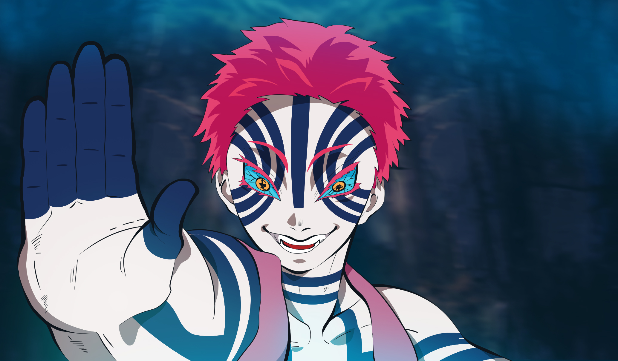 Demon Slayer AKAZA upper moon 3 (kimetsu no yaiba)