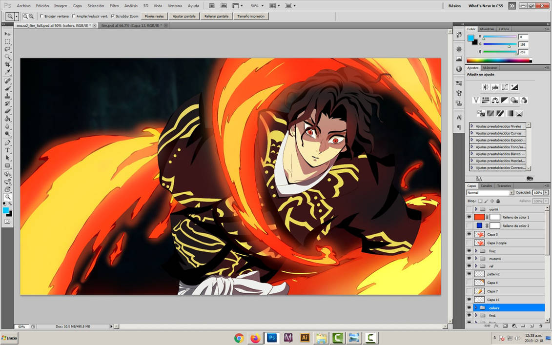 WIP Muzan vs Yoriichi (chapter187) anime style by Trazypb on DeviantArt