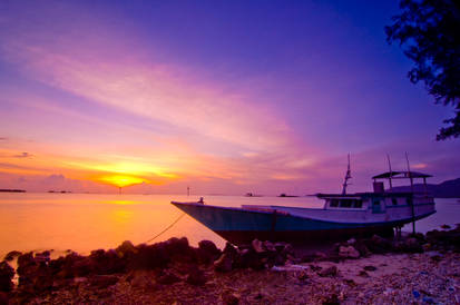 Sunset at the Harbour