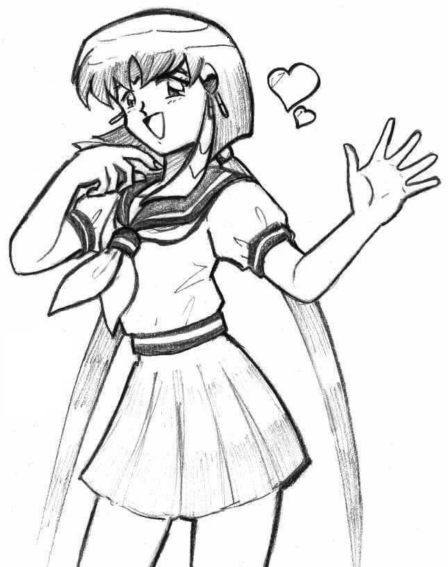 Ayeka in School Uniform